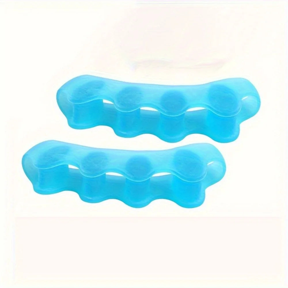 2 soft touch silicone toe spacers